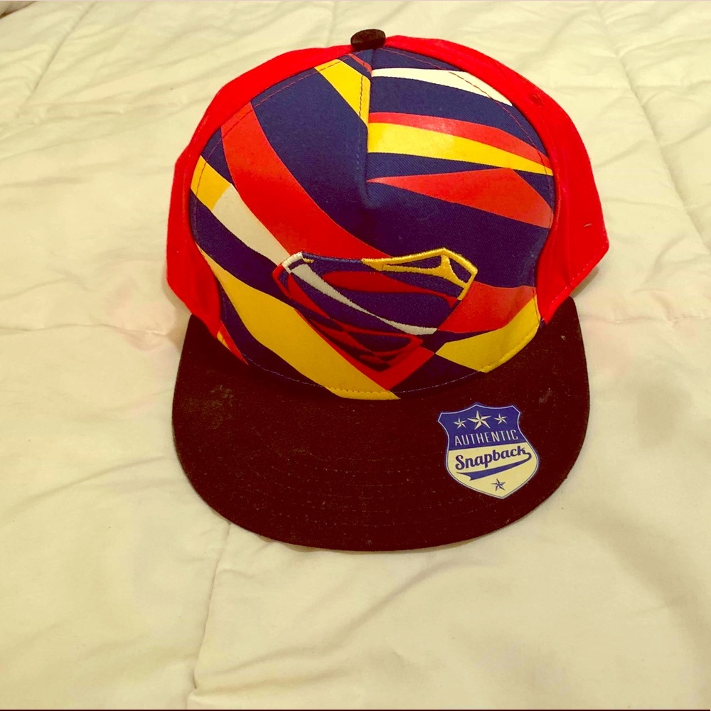 Dc Comic Superman Authentic SnapBack Rare